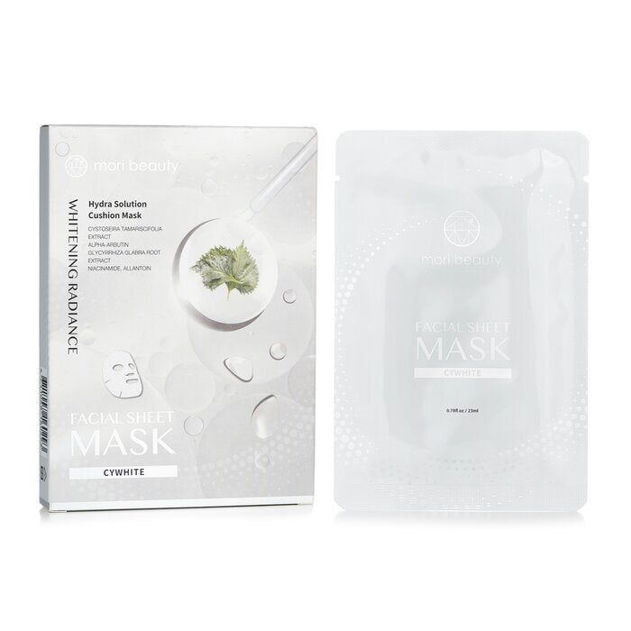 mori beauty by Natural Beauty Hydra Solution Kissenmaske (aufhellende Ausstrahlung) 3 Stück x 23 ml/0,78