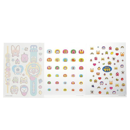 April Korea Pororo Nagel- und Handtattoo – Nr. SPR 01, 1 Stück