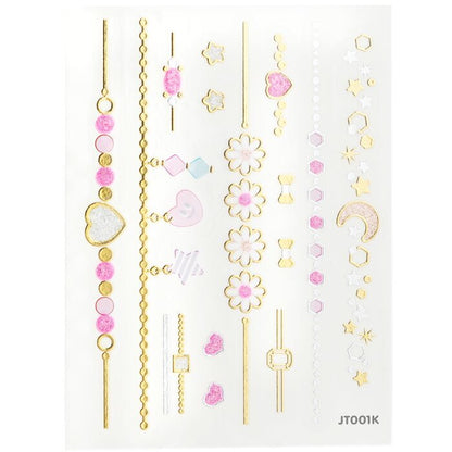 April Korea Princess Jewel Körperaufkleber - JT001K 1Stk