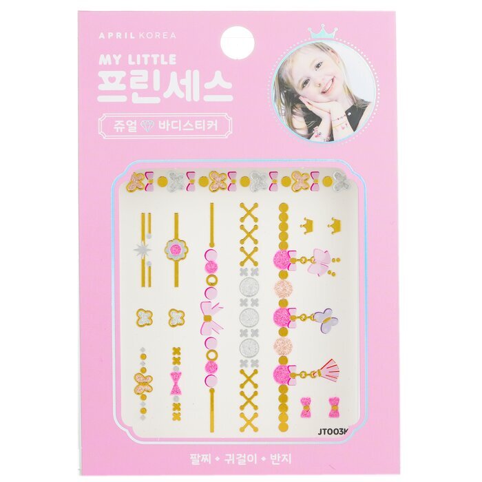 April Korea Princess Jewel Körperaufkleber - JT003K 1Stk