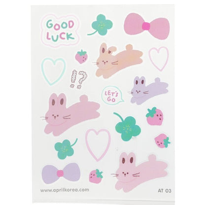 April Korea April Body Sticker -  AT 03 1pc
