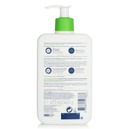 CeraVe Feuchtigkeitsspendendes Reinigungsmittel für normale bis trockene Haut (Verpackung nach Zufallsprinzip ausgewählt) 473 ml/16 oz