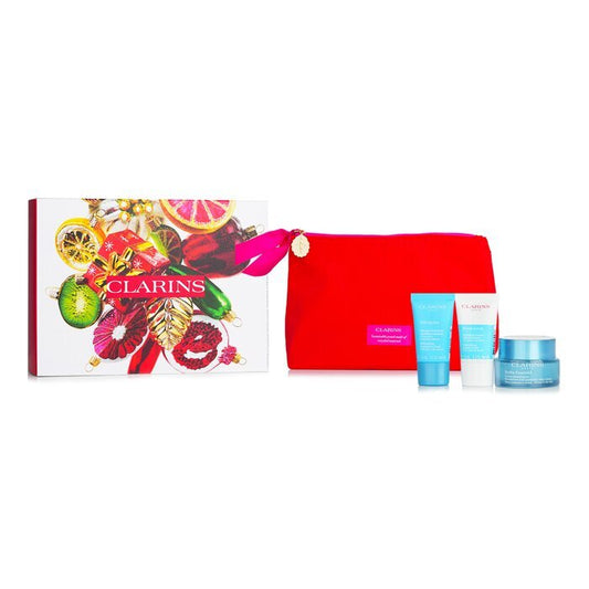 Clarins Hydra-Essentials-Kollektion, 3 Stück + 1 Beutel