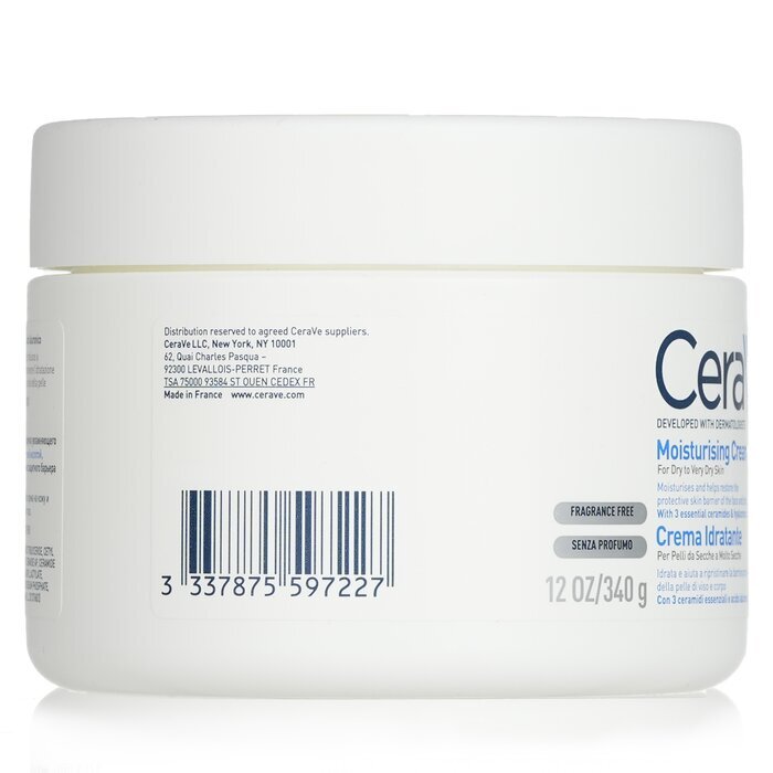 CeraVe Feuchtigkeitscreme für trockene bis sehr trockene Haut 340 g/12 oz