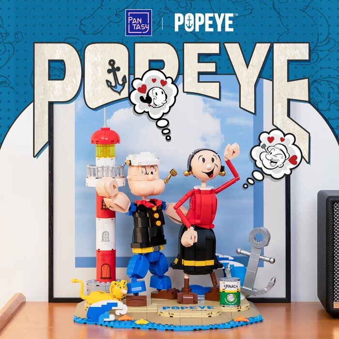 Pantasy POPEYE��WITH OLIVER Building Bricks Set 29*36*33cm