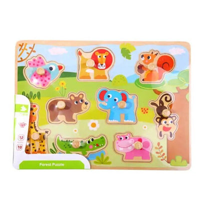 Tooky Toy Co Animal Puzzle 30x23x2cm