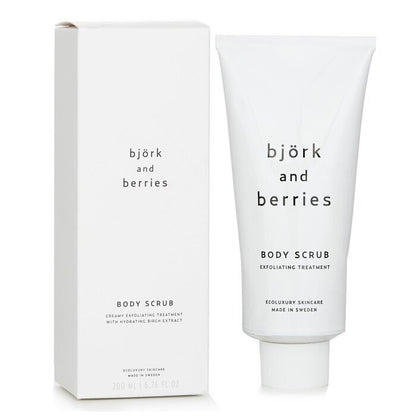 Bjork &amp; Berries Body Scrub Cremige Peeling-Behandlung 200ml/6.76oz