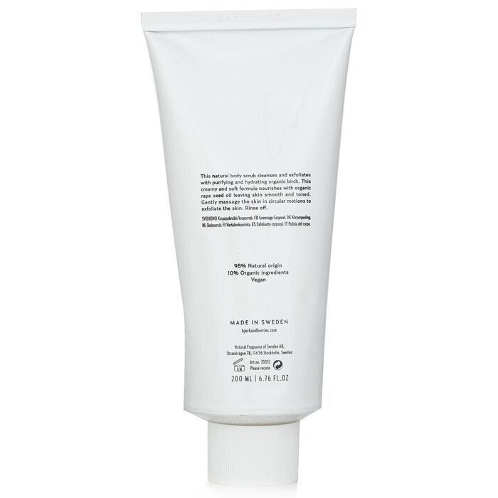 Bjork &amp; Berries Body Scrub Cremige Peeling-Behandlung 200ml/6.76oz