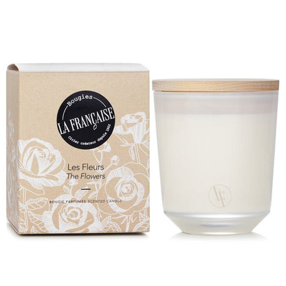 Bougies la Francaise Duftkerze „The Flowers“ aus Pflanzenwachs, 200 g