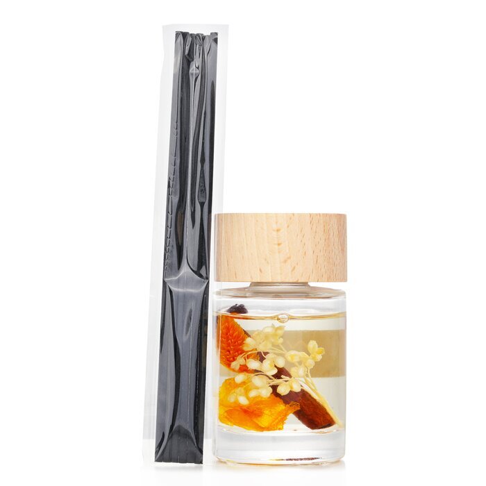 Botanica Wood Mist Raumduft-Diffusor mit Rattanstäbchen – Orange-Zimt, 60 ml