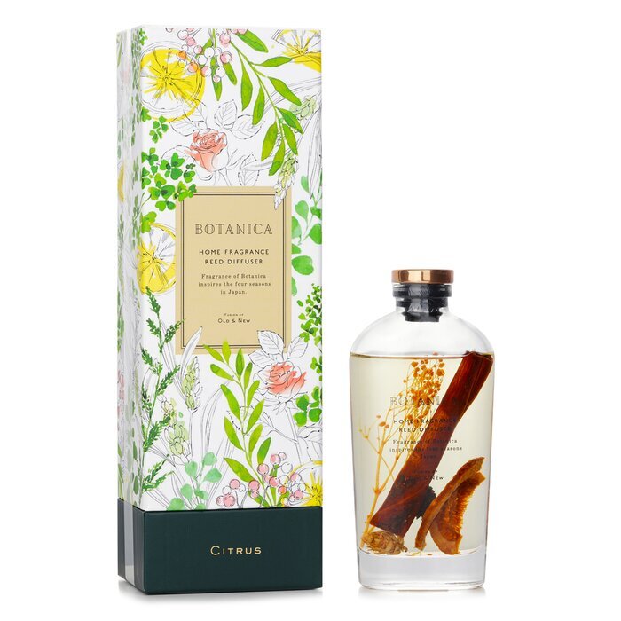 Botanica Raumduft-Diffusor mit Rattanstäbchen – Zitrus, 170 ml