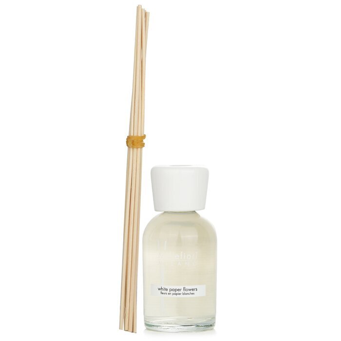 Millefiori Natürlicher Duftdiffusor – Weiße Papierblumen, 250 ml