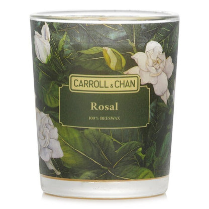 Carroll &amp; Chan Votivkerze aus 100 % Bienenwachs – Rosal (Neroli, Gardenie und Moschus) 65 g