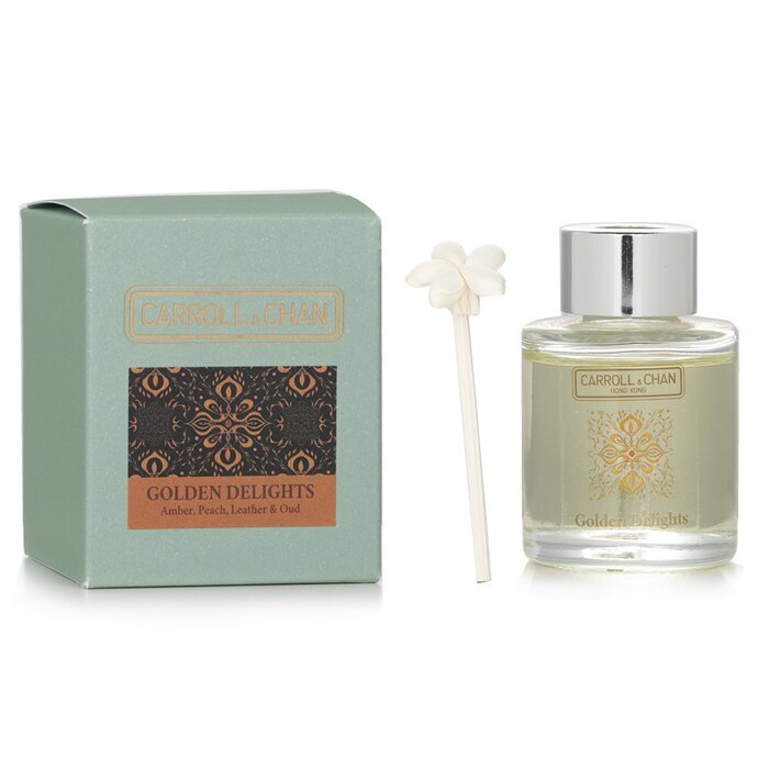 Carroll &amp; Chan Mini-Diffusor – Golden Delights (Amber, Pfirsich, Leder und Oud) 20 ml