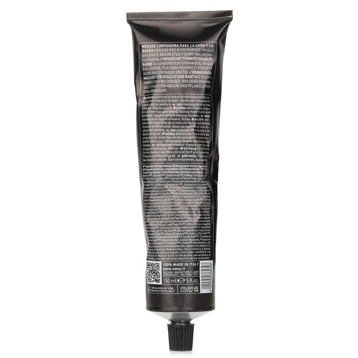 Oway Feuchtigkeitsspendendes Reinigungsmittel für Gesicht und Bart, 150 ml