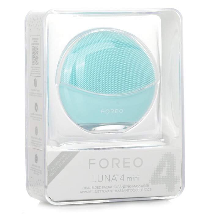 FOREO Luna 4 Mini Dual-Sided Facial Cleansing Massager -  Arctic Blue 1pcs