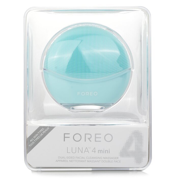FOREO Luna 4 Mini Dual-Sided Facial Cleansing Massager -  Arctic Blue 1pcs