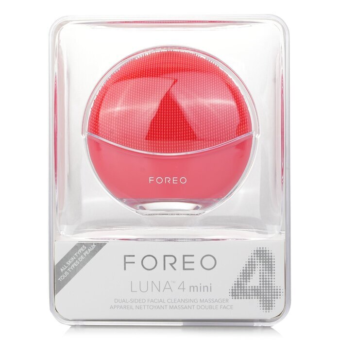 FOREO Luna 4 Mini Dual-Sided Facial Cleansing Massager -  Coral 1pcs