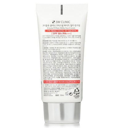 3W Clinic Crystal White Milchige Sonnencreme LSF 50+/PA+++ 50ml