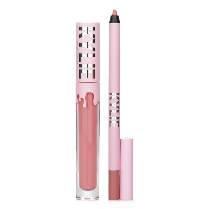 Kylie By Kylie Jenner Matte Lip Kit: Matter flüssiger Lippenstift 3 ml + Lipliner 1,1 g – Nr. 300 Koko K, 2 Stück