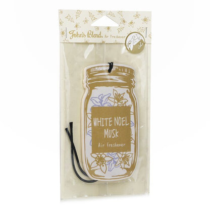 John's Blend Lufterfrischer – Weißer Weihnachtsmoschus, 1 Stück