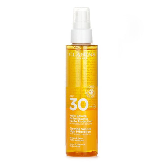 Clarins Glowing Sun Body Oil High Protection SPF 30 150ml
