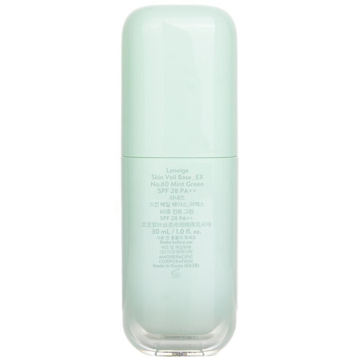 Laneige Skin Veil Base EX SPF 28  -  No. 60 Mint Green (Exp. Date 25 Apr 2026) 30ml