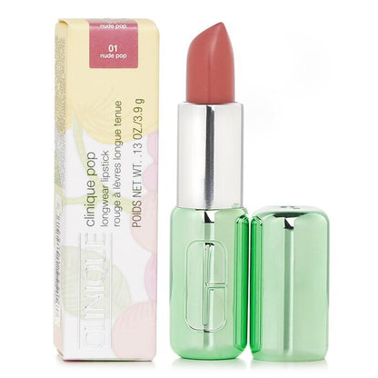 Clinique Pop Longwear Lipstick Shine – 01 Nude Pop 3,9 g