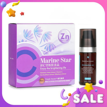Skin Ceuticals ���ECKARE Marine Star Antioxidant Set���KO Influenza. Night Repair Damage. Antioxidant Protection. 2pcs