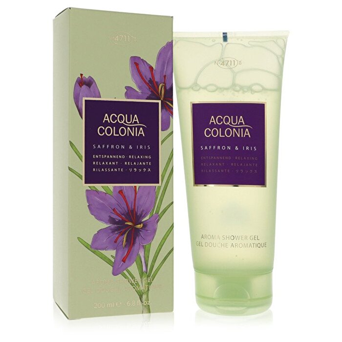 4711 4711 Acqua Colonia Safran &amp; Iris Duschgel 200 ml/6,8 oz